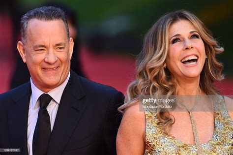 American Actor Tom Hanks With His Wife Rita Wilson Receives The News