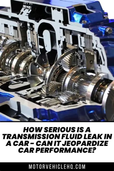 How Serious Is a Transmission Fluid Leak In a Car - Can It Jeopardize ...