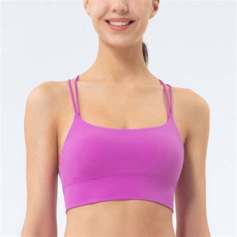 Sports Bra Naked Sling Yoga Female Gym Clothes Vest Casual Inpace Sports