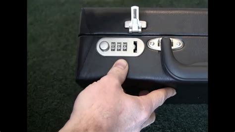 How To Open A 3 Dial Combination Lock Briefcase YouTube