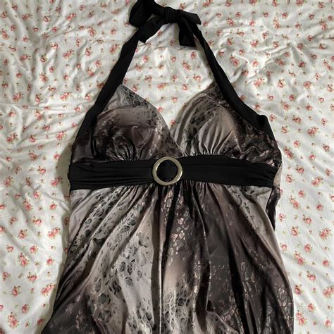 Y K Miss Me Baby Doll Halter Top The Cutest S Depop