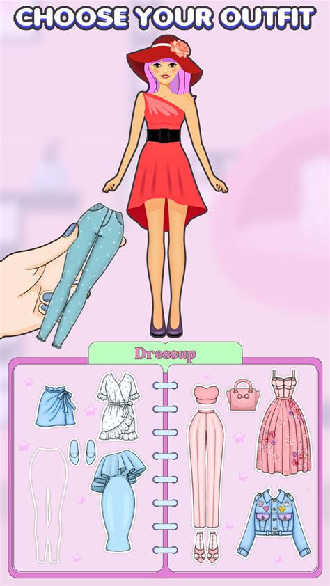 Diy Paper Doll Dress Up Games สำหรับ Iphone ดาวน์โหลด