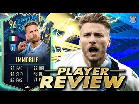 96 TEAM OF THE SEASON IMMOBILE PLAYER REVIEW TOTS IMMOBILE FIFA 22