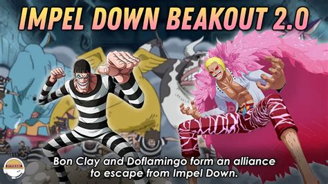 Bon Clay And Doflamingo Will Form An Alliance To Escape From Impel Down