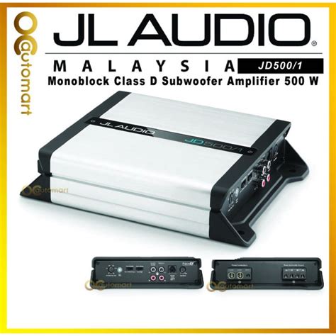 Jl Audio Class D Monoblock Amplifier Jd Series Jd Mono Block