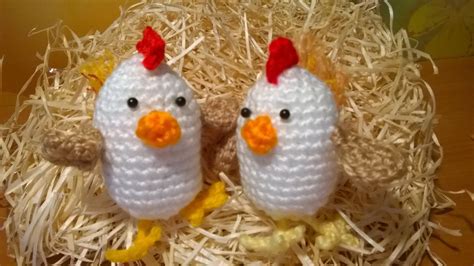 Tutorial Gallina Uncinetto Amigurumi Hen Crochet Pollito Polluelo