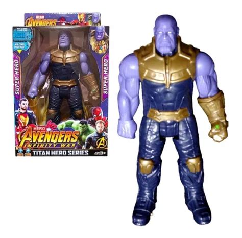 Muñeco Avengers Thanos Con Luz Y Sonido Articulado 25cm