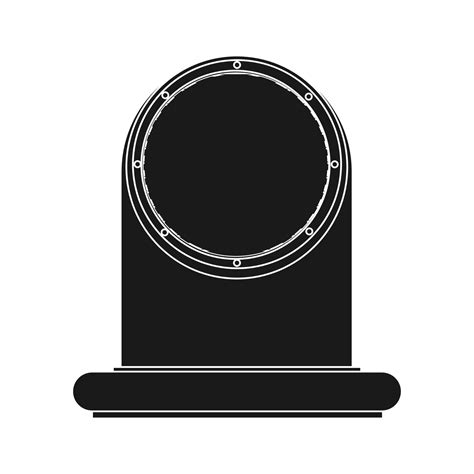 Air Vent Vector Illustration Icon Conditioning Solid Black Ventilation