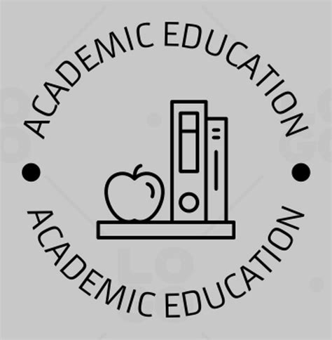 Education Logo Vector Black