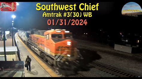 Amtrak 3 30 Southwest Chief With BNSF Rescue At WLO BNSF6281 72 10