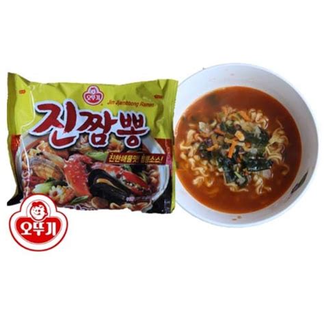 Qoo Ottogi Jin Champong Ramen Jin Jjamppong Ramen Spicy Korea