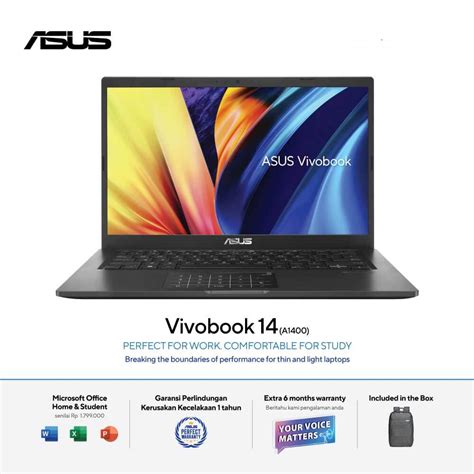 Jual Asus Vivobook A Ka Fhd N Uma Gb Gb Black Tn Fhd