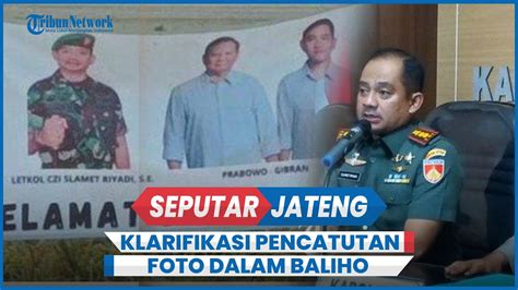 Dandim Sukoharjo Klarifikasi Pencatutan Foto Dalam Baliho Capres