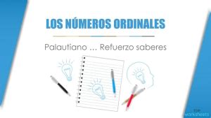 Los números ordinales Ficha interactiva TopWorksheets