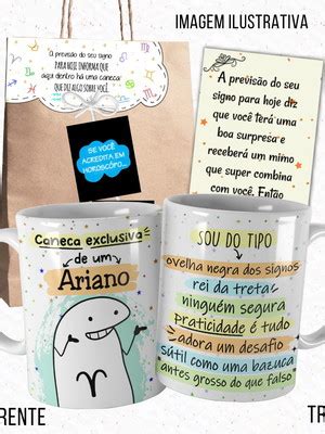 Caneca Meme Flork Signo Sou Aquariano Mesmo Compre Produtos