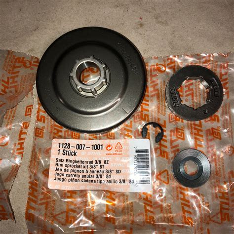 Stihl Ms361 Chainsaw 38 8t Rim Sprocket Kit 1128 007 1001 New Oem S