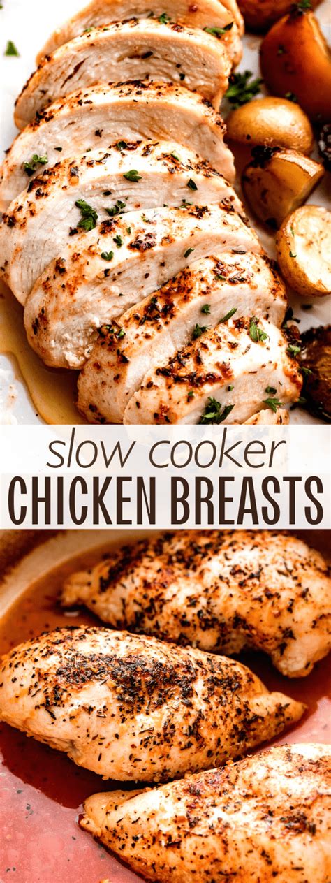 This Slow Cooker Chicken Breast Recipe Is Healthy Easy To Make And