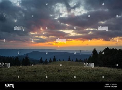 Germany, Black forest sunrise Stock Photo - Alamy