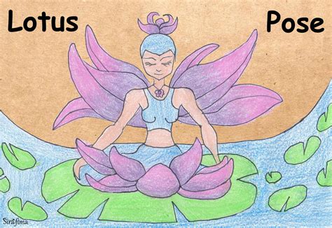 Yoga 35: Lotus Pose by Sirafima on DeviantArt