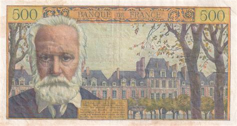 Banknote France Nf Francs Victor Hugo Serial E