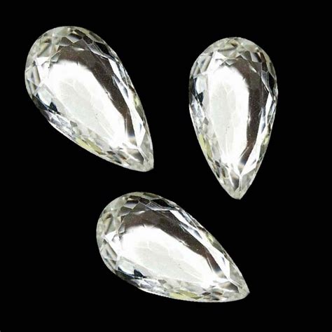 Intergemstones Quarz Kristallweiss Carat Tropfen If