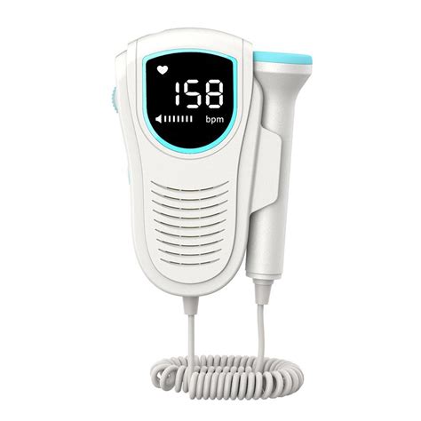 Fetal Doppler Ultrasound Sound Baby Heartbeat Detector Stethoscope