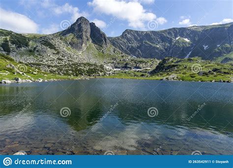 Paysage De La Montagne Rila Autour Des Sept Lacs Rila Bulgaria Image