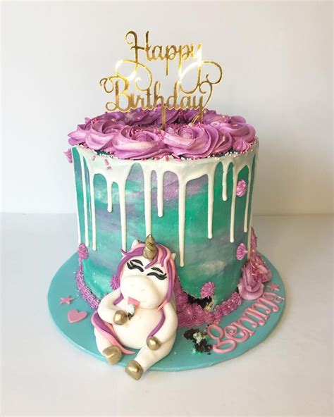 chubby unicorn cake | Hidden Gem Cakes