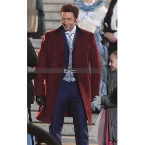 The Greatest Showman Hugh Jackman P T Barnum Trench Coat Costume