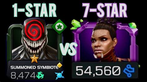 Mcoc Summoned Symbiote 1 Star Vs Shuri 7 Star Marvel Kabam Contest Of Champions Youtube