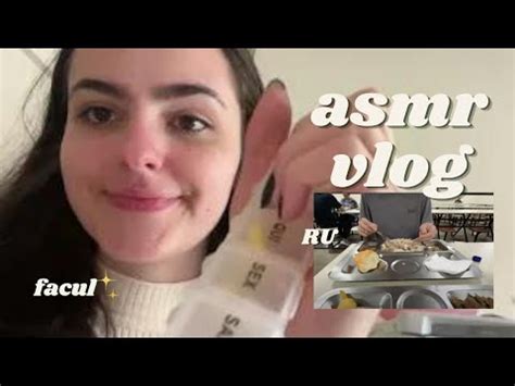 ASMR VLOG DO MEU DIA Faculdade Ru Museu