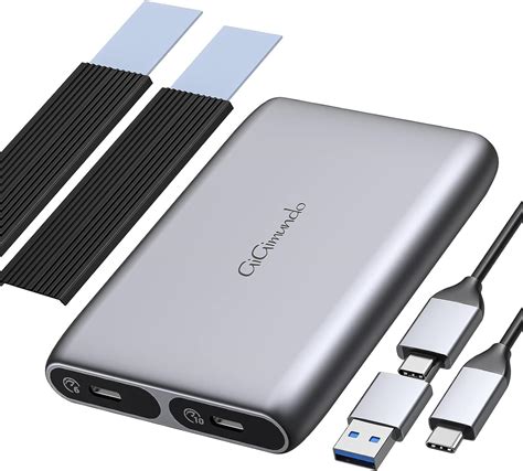 ORICO Dual Bay NVMe M 2 SSD Gehäuse Aluminium USB3 2 Gen2 10 Gbit s M 2