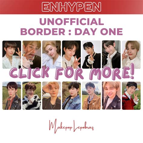 REPLIKA PC Album Replica ENHYPEN BORDER DAY ONE HEESEUNG JAKE