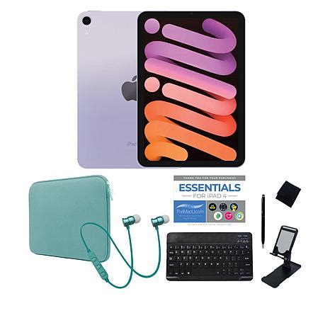 Apple iPad Mini 6 Purple 64GB Bundle with Case & Keyboard - 20835905 | HSN