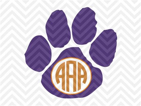 Free Clemson Tiger Paw Svg File 259 SVG PNG EPS DXF File