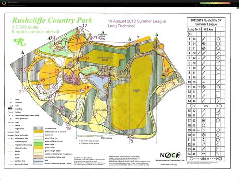 Rushcliffe Country Park Map