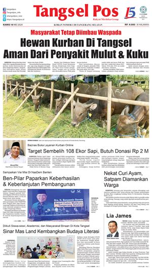 Epaper Edisi Kamis Mei Tangselpos Id