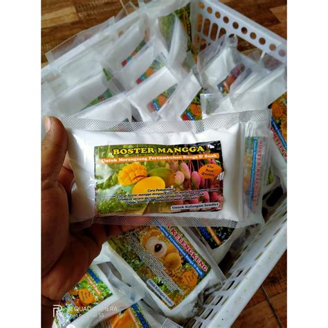 Jual Pupuk Organik Pelebat Buah Dan Daun Gr Booster Tanaman Buah