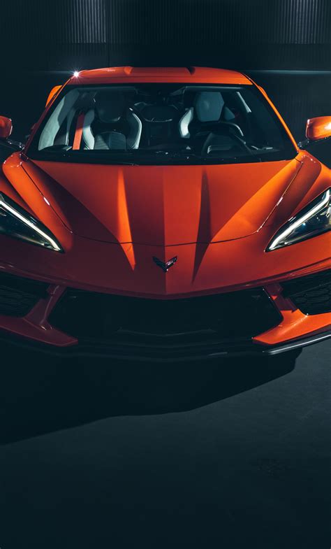 Download Wallpaper 1280x2120 2020 Chevrolet Corvette Stingray C8