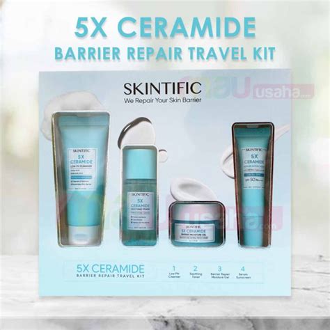 Skintific X Ceramide Travel Kit Mini Size Skincare Paket Skintific