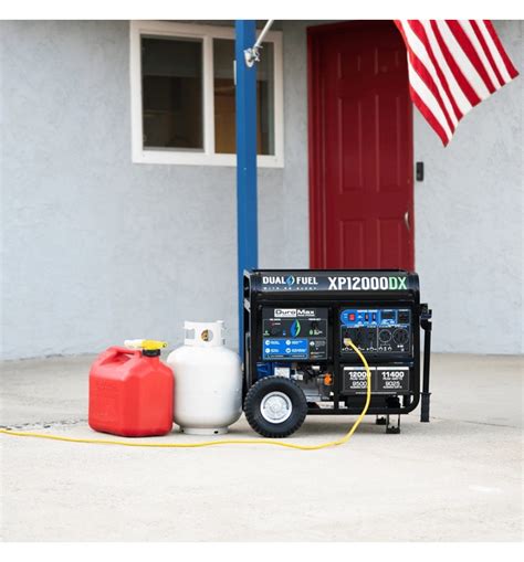 Duromax Xp12000dx 12000 Watt Dual Fuel Gas Propane Portable Generator W Co Alert