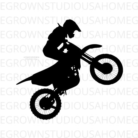 Dirt Bike Stencil