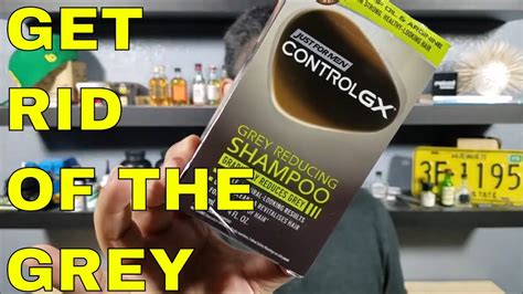 Men Wash Your Grey Hair Out With Just For Men Gx Shampoo Review Youtube