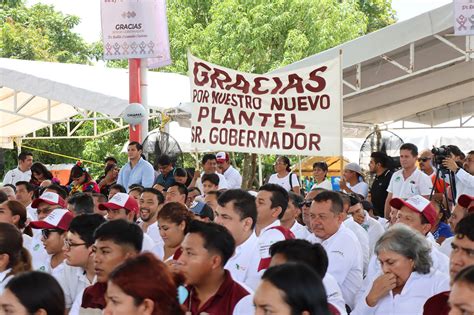 Entregan Obras De Infraestructura Educativa En El Plantel Del Cecyte