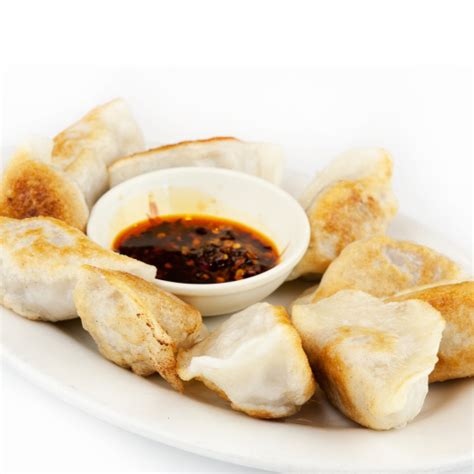 D6. Fried Pork Dumplings (10 pcs) | Burnaby Palace