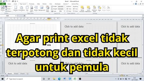 Cara Print Excel Agar Tidak Terpotong Dan Tidak Kecil Tutorial Excel