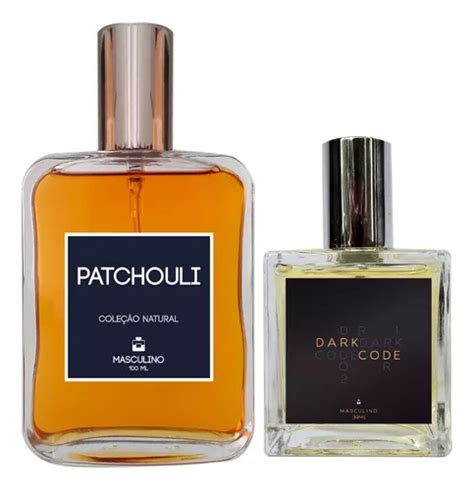 Kit Perfume Masculino Patchouli 100ml Dark Code 30ml Parcelamento