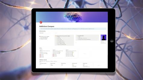 Addiction Compass Fight Addictions With This Notion Template Notion Everything