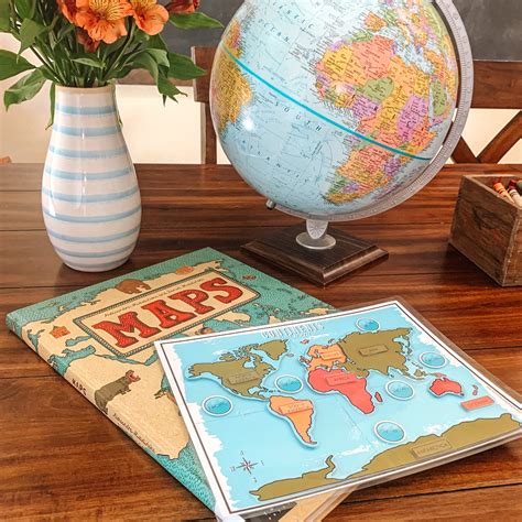 Continents And Oceans Printable Map Puzzle – Arrows And Applesauce