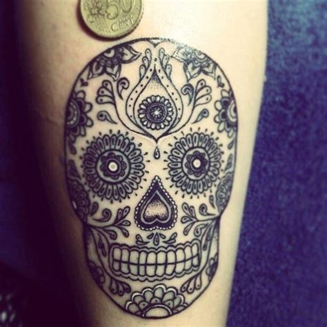 50 Best Sugar Skull Tattoo Designs And What The Tattoos Mean Yourtango